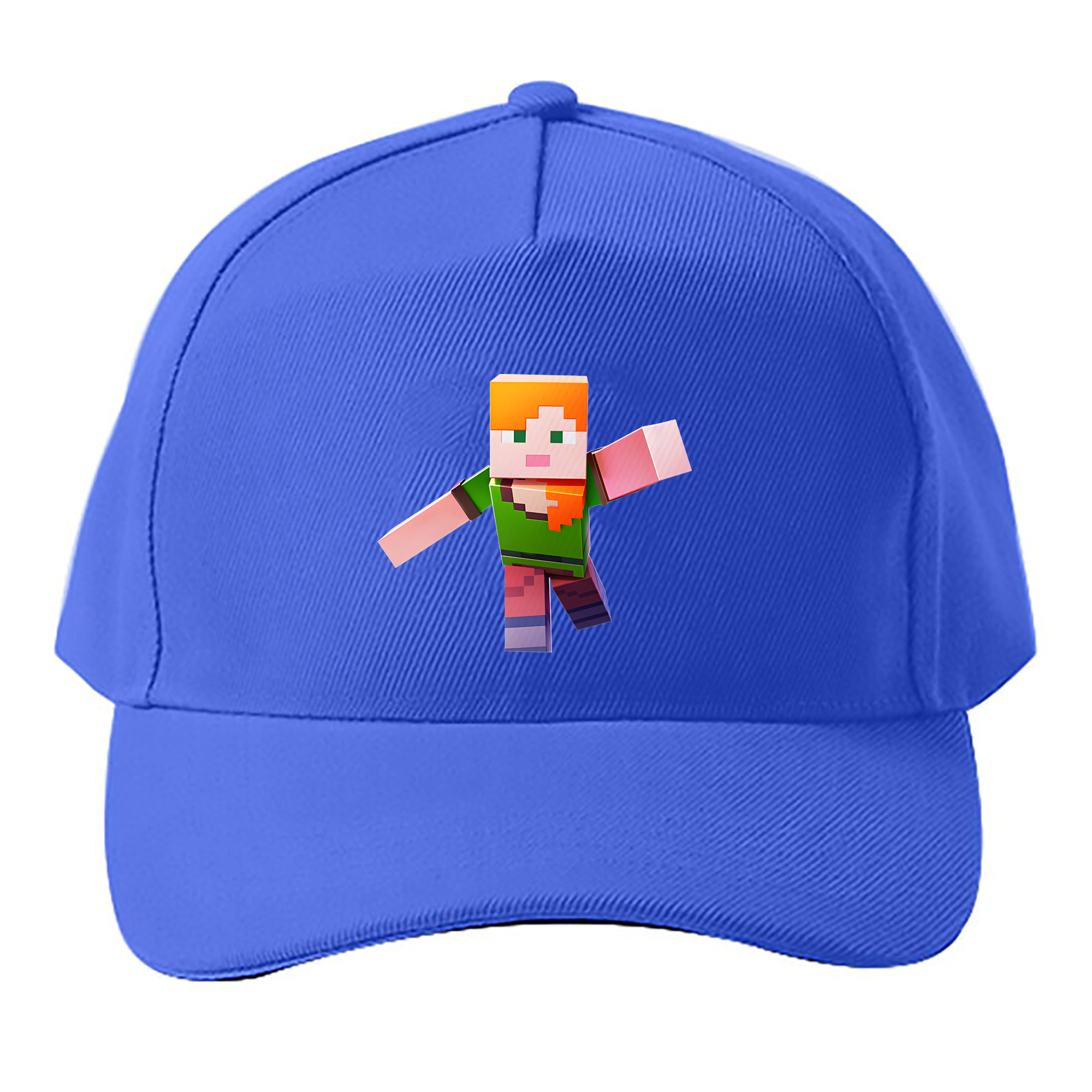 （画像用） マインクラフト ブロックの世界 Minecraft MC Block world ベースボールキャップ 綿100％ 男女兼用 帽子 スポーツ